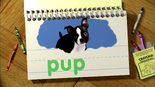 Notebook: pup, cup, guppy