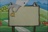 Billboard Word Morph dad, dog, deer, duck Gray Hand