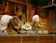 What's Cooking Squished Fish on a Dish 4