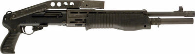 SPAS-12 stock folded