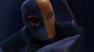 Deathstroke with one eye