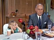 Frank sees the apple float over to Tabatha. Is he imagining things?