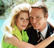 Elizabeth Montgomery and Dick Sargent (publicity photo)