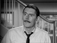 Darrin is puzzled why Mrs. Kravitz is frightened of him.