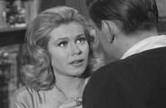 Samantha tearfully tells Darrin that his modest gifts of flowers and a wristwatch are the most important things she has ever received in her life.