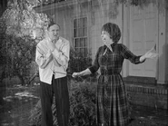 Gladys thinks she made it rain.