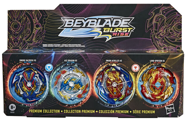 RISE! UPDATE 2.4.2 BEYBLADE BURST RIVALS UNION ACHILLES ACE DRAGON