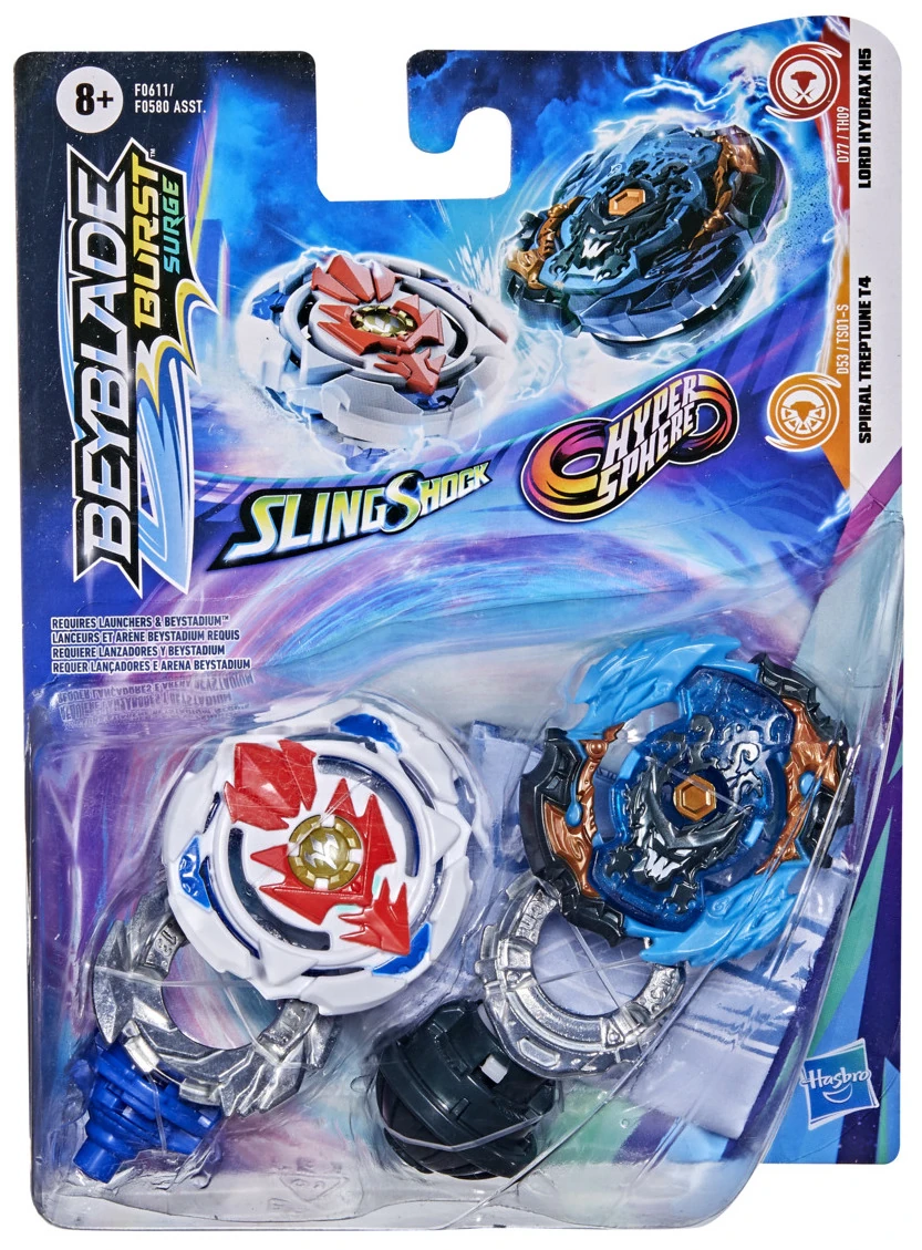 Lord Hydrax H5 and Spiral Treptune T4 Dual Pack | Beyblade Wiki
