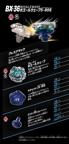 WhaleWave 5-80E | Beyblade Wiki | Fandom