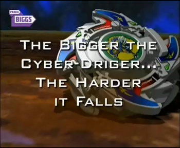 THE BIGGEST THE CYBER DRIGER THE HARDER IT FALLS