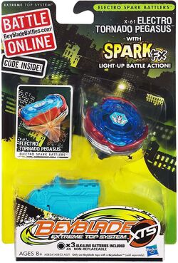 beyblade extreme top system electro battlers x-53 electro pegasus