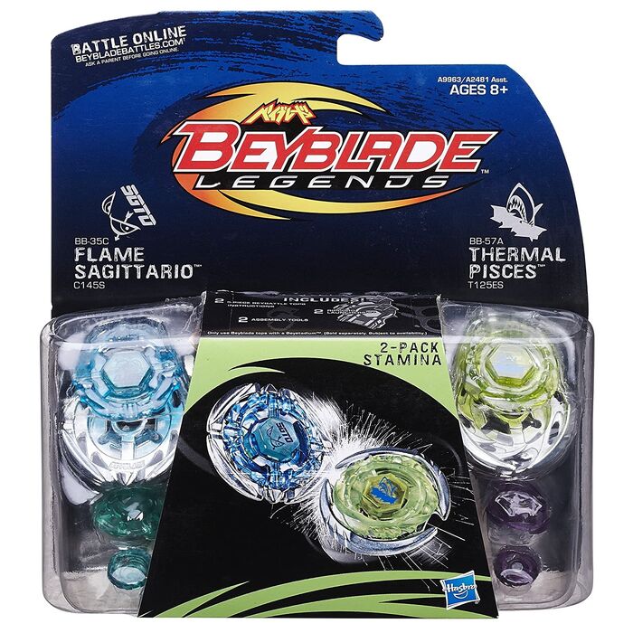 Beyblade Legends Stamina 2-Pack.