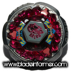 Beyblade Metal Fusion Rock Aries BB-45 Spinning Top