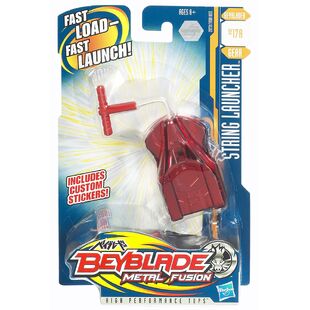 A metallic red String Launcher by Hasbro.