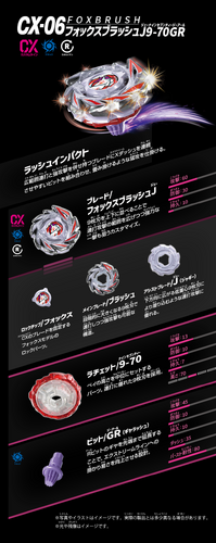 早割ex J9-70GR FoxBrush | Fandom | Wiki Beyblade ヘアスタイリング用品