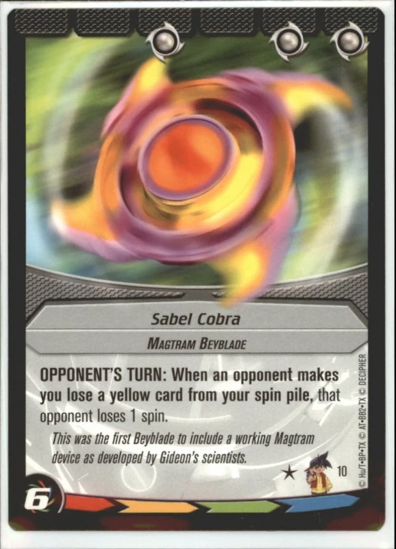 Sabel Cobra (TCG) | Beyblade Wiki | Fandom