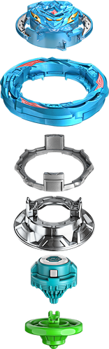  Beyblade Burst QuadStrike Whirl Knight K8 Spinning Top