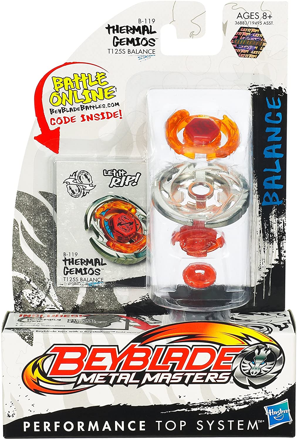 Beyblade Metal Masters Counter Scorpio B-125 Spinning Top