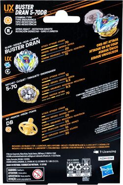 Buster Dran 5-70DB | Beyblade Wiki | Fandom