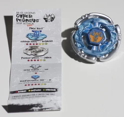 Toupie Hasbro Beyblade BB-01 Legend Cyber Pegasus (neuf, Metal Fury)