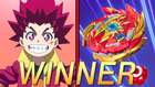 Beyblade Burst Surge - Hyuga Hizashi's Winner Card