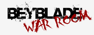 "Beyblade War Room" logo.