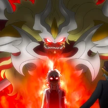 Spryzen Gallery Beyblade Wiki Fandom Spryzen's avatar appears as a hulking orc/oni creature with yellow eyes, red skin with yellow markings. spryzen gallery beyblade wiki fandom