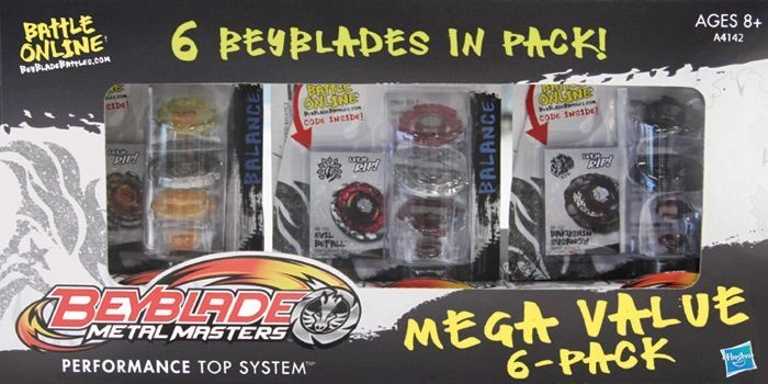 Mega Value 6 Pack Beyblade Wiki Fandom