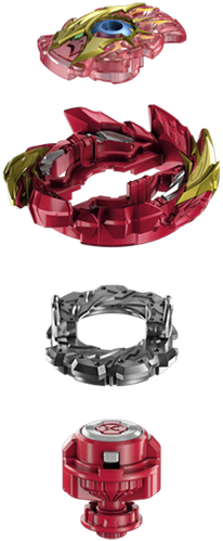 Beyblade Pião Com Lançador Super Hyperion H6 - F0527 - Hasbro