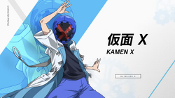 BEYBLADE X Kamen X Ekusu Kurosu Cosplay Costume