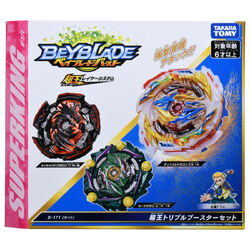 super super   Kiss Bee  三枚セット Takara Tomy Beyblade Burst B-121 Super Z Triple Booster Set