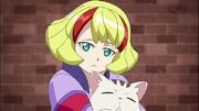 Ichika holding a cat