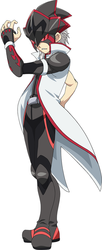 Character sheet of Shu Kurenai with the outfit he wears in