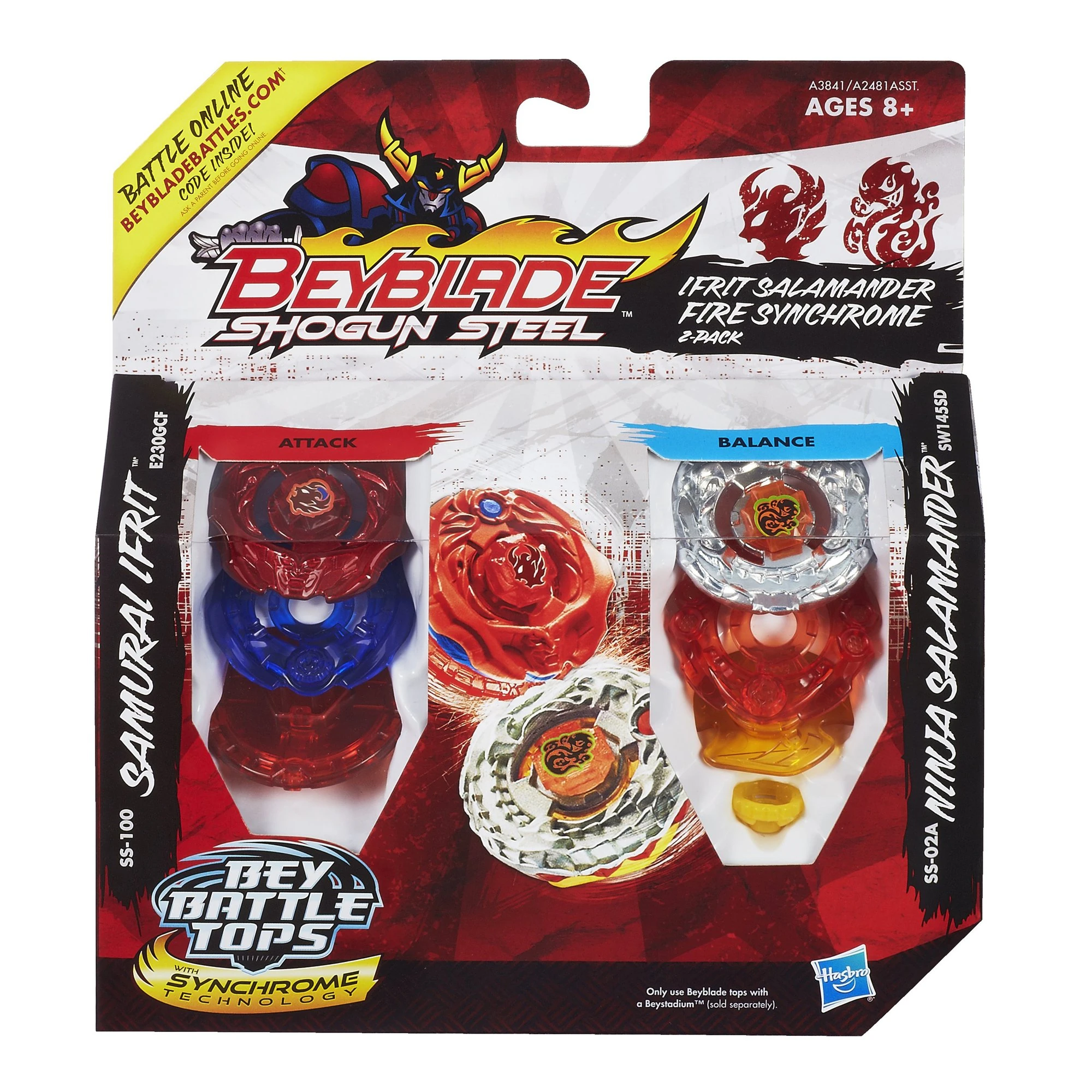Ifrit Salamander Fire Synchrome 2-Pack | Beyblade Wiki | Fandom