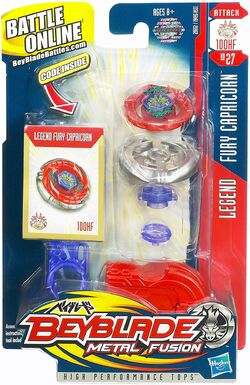 Beyblade Metal Fury Capricorn With Random Launcher Collectible Anime Bey  Toy