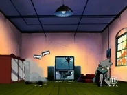 Kais Versteck nachdem Dunga "angeklopft" hat.