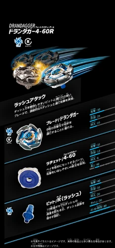 DranDagger 4-60R | Beyblade Wiki | Fandom