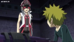Red Eye Beyblade Wiki Fandom It is comprised of a 2015 manga series, written by hiro morita, and five however, things get complicated once shu goes missing, and a mysterious blader known only as red eye shows up, determined to destroy all standing in his way. red eye beyblade wiki fandom