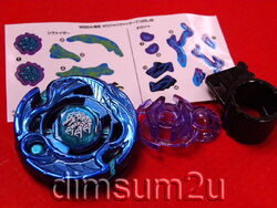 オロジャリヴァイザーＴ１２５ＪＢダークブルーバージョン TAKARA TOMY Orojya Revizer T125JB ZeroG Beyblade, Dark Blue