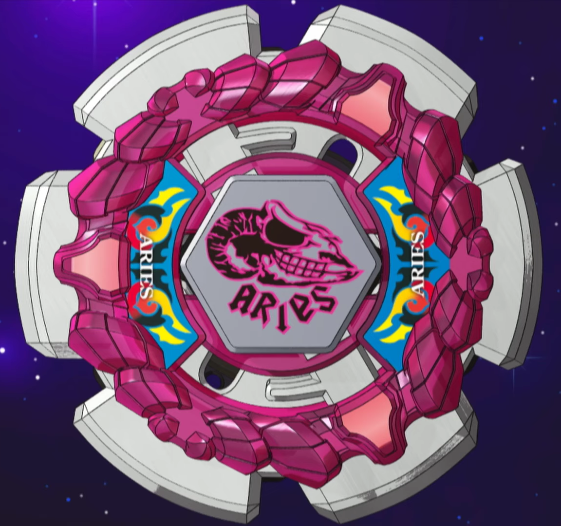 Beyblade Metal Fusion Rock Aries BB-45 Spinning Top