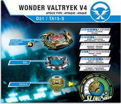 Beyblade Burst Evolution Switch Strike Wonder Valtryek V4
