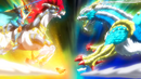 Beyblade Burst Gachi Slash Valkyrie Blitz Power Retsu vs Ace Dragon Sting Charge Zan