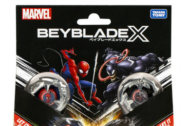 ベイブレードX マーベルコラボ スパイダーマン3-60F ヴェノム3