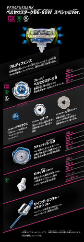 PerseusDark B6-80W | Beyblade Wiki | Fandom