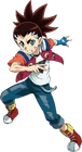 Aiger's main render for Beyblade Burst Surge, also used on the B-173 Random Booster Vol. 22 box art