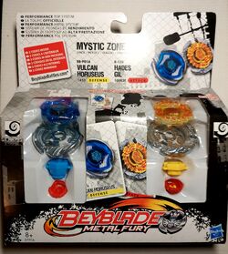 HASBRO Mystic Zone Metal Fury Beyblade 2-Pack w/ Vulcan Horuseus & Hades  Gil - BeysAndBricks