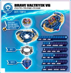 Brave Valtryek V6 Aero' Evolutional-SP, Beyblade Wiki