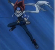 Gingka in Beyblade: Shogun Steel.