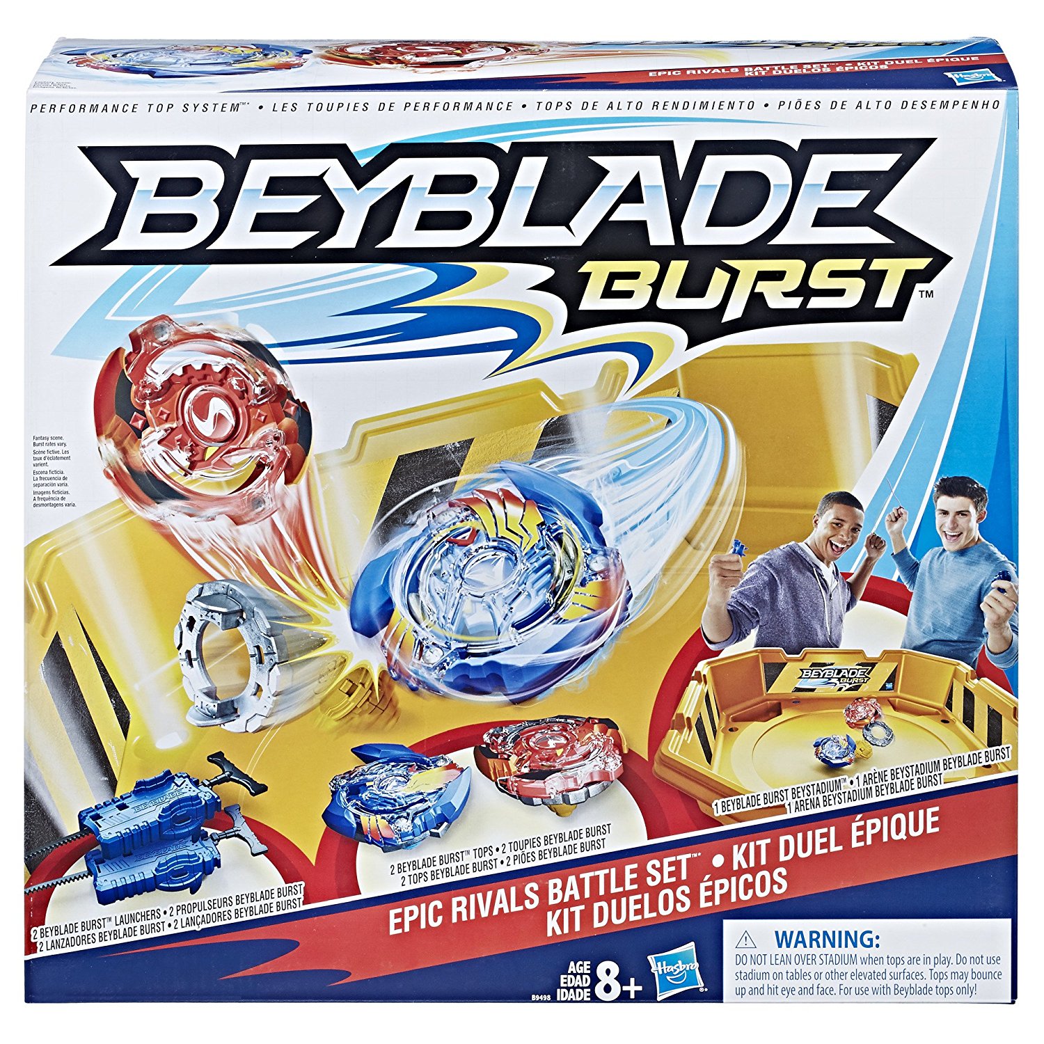 Beyblade Evolution Extreme Gyro Turbo com Lançador Super Rapido Speed Forte