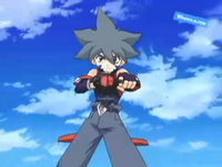 Kai about to throw Dranzer